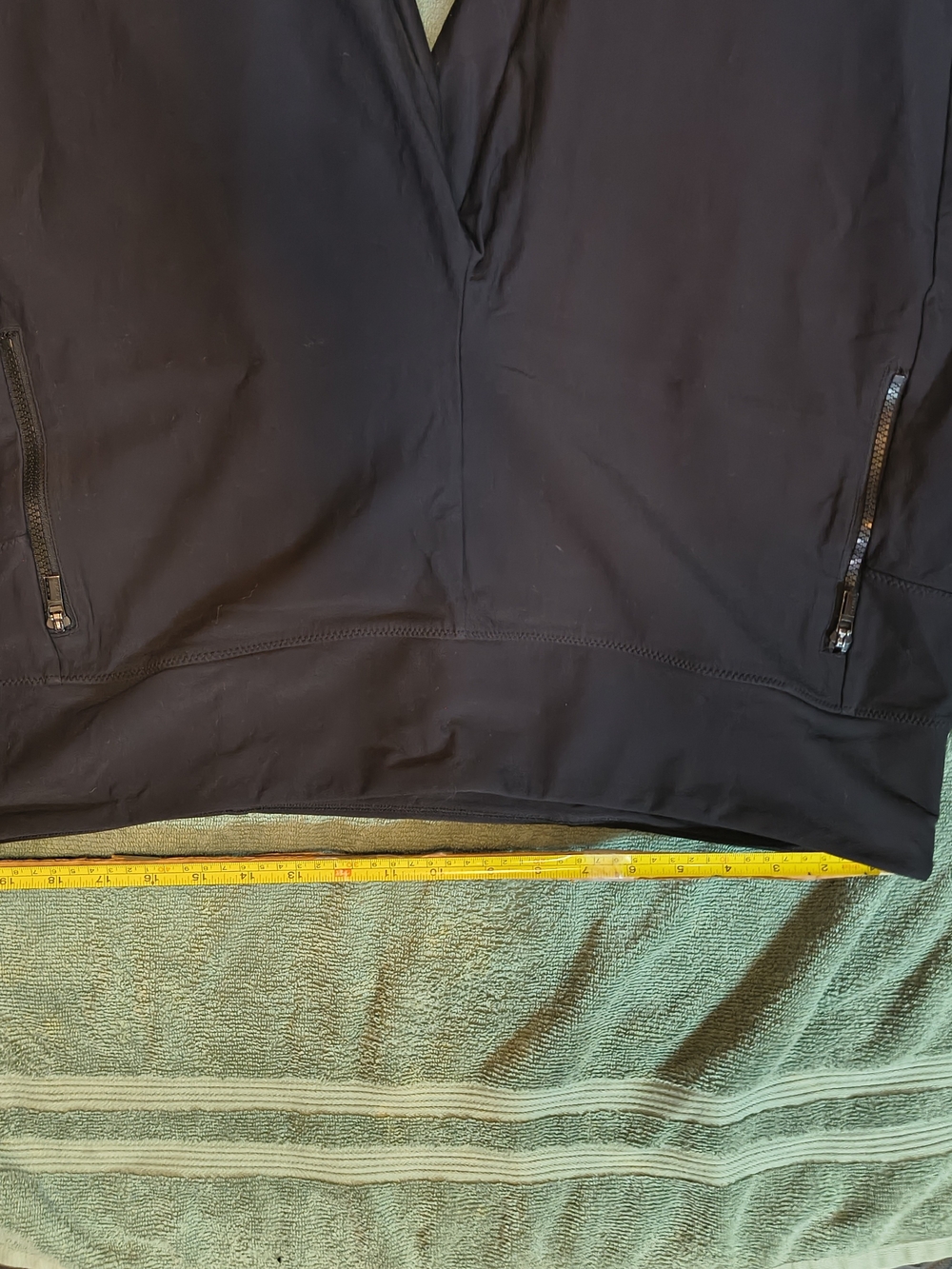 Athleta Leggings Women XXL Black Zip Pocket Stretch Workout Yoga Pants - Picture 5 of 7
